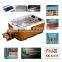 Joyspa mini acrylic bathtud massage spa for 2-3 person with CEcertificate