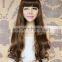 Factory price china wig supplier synthetic wigs natural looking curly girls hair wig