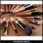 26 pcs cosmetic brush kit foundation brush set wood make up brushes black pu bag