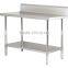 New arrivel hotel restaurant kitchen stainless steel work bench