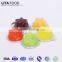 Mini snail candy jar packed mixed fruit toy pudding in pudding cup 1.23oz