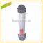 PVC material DN300 acid liquid flow meter with 200LPH and plastic injection molding