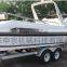 galvanized heavy duty boat transport trailer for sale