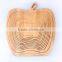 High quality and cheap bamboo folding fruit basket for picking fruit