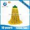 colored recycled cotton mop head with Australian screw head