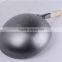 FDA LFGB Certificate Hand Hammered Two Handle Wok Carbon Steel