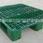 HDPE Or PP Rack Factory Euro Plastic Pallet Mesh Three Skids in warehouse