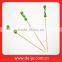 Yellow Ball Decorative Short Handle Bamboo Skewers
