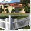 Fashion New Design High Quality Plastic/vinyl/pvc Scallop Picket Fence