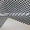 Large cheap handled colored plastic strap woven basket