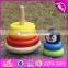 Girl Rainbow Stacker wooden educational toys for toddlers W13D135-S