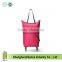 Wheeled Folding Grocery Shopping Trolley Bag