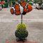 Artificial green topiary grass animal sculpture plant for decoration