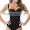 New arrival skin color transparent high waist butt lift shapers corset with zipper by the side