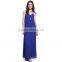 Woman Spagetti Straps Chiffon Pleated Long Maxi Summer Dress