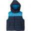 OEM winter padded hooded kids vest