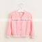 Custom girls baseball style cardigan sweater