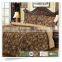 100% polyester hand made PV fleece quilt pillow cover bed sets Animal fur design
