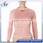 2017 high quality ladies O neck knitting top for women casual