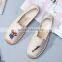 Wholesale Casual Ladies Flat Loafer Shoes woman summer fashion sandals breathable casual slip-on shoes