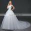 MGOO 2017 New Style Romantic Church Wedding Dress First Night Lace Ballgown Off Shoulder Bridal Vestidos