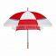 68" Arc Vented, Windproof Umbrella - manual opening, 44" long, ligtweight, less conducive to lightning and comes with your logo