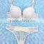 Women fashion design fancy lace sexy bra and panty set
