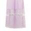 2017 OEM Summer Semi Perspective Tulle Flowy Skirts with Paillettes