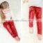 Wholesale sweet pants children leggings toddler's tight trousers baby long tight pants