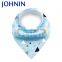 ECO-friendly custom design organic cotton bandana fancy baby bibs