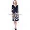 Modern floral wholesale short bodycon european vintage dress
