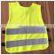 100%polyester pull-over reflective kid vest for outdoor activities