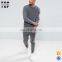 Wholesale acid wash elasticated waistband top design mens slim fit tracksuit