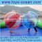 holiday new giant blue bubble ball ,inflatable bumper ball for TPU material,inflatable ball person inside for party