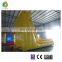 2017 high quality yellow inflatable climbing wall for sale