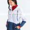 hot custom made women winter wholesale windbreaker jacket