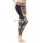 Hot New Fashion Women sublimation printed sports skin tight leggings sports gym plus size leggings