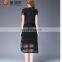 Fashion Casual pleated Vestidos Women Dresses Tulle pleated dress
