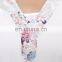WHITE BLOSSOM MAXI KAFTAN WITH TWISTED BELT