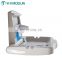 EN12221 REACH wall mount PE horizontal  diaper changing table babyminder  baby changing station portable with disposable  liner