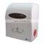 Semi-auto touch-less hard-roll paper dispenser, Hygienic dispensing paper towel, ABS Plastic