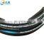 high pressure rubber hose of 3 layer steel wire reinforcement.