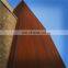 corten steel wall