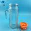 Hot sale 850ML glass kettle Handlebar cold water glass pot  manufacturer