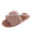 Wholesale Fashion Comfortable Indoor Outdoor Soft Non-slip Fur Slides Sheepskin Furry Winter Slippers For women Shoes