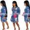 new arrivals Cheap clothes wholesale women New Arrivals Good qualitylong sleeve long line jeans coat demin jackets