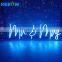 Indoor/Outdoor Waterproof  wedding neon sign with words logo designle