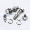 ISO4017 DIN933 hexagon bolt stainless steel A2-70 A4 -70 B8 B8M hex bolt