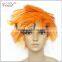 Short Orange Color Naruto Men Cosplay Wig
