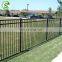 Black painted ornamental house fence iron garden fences